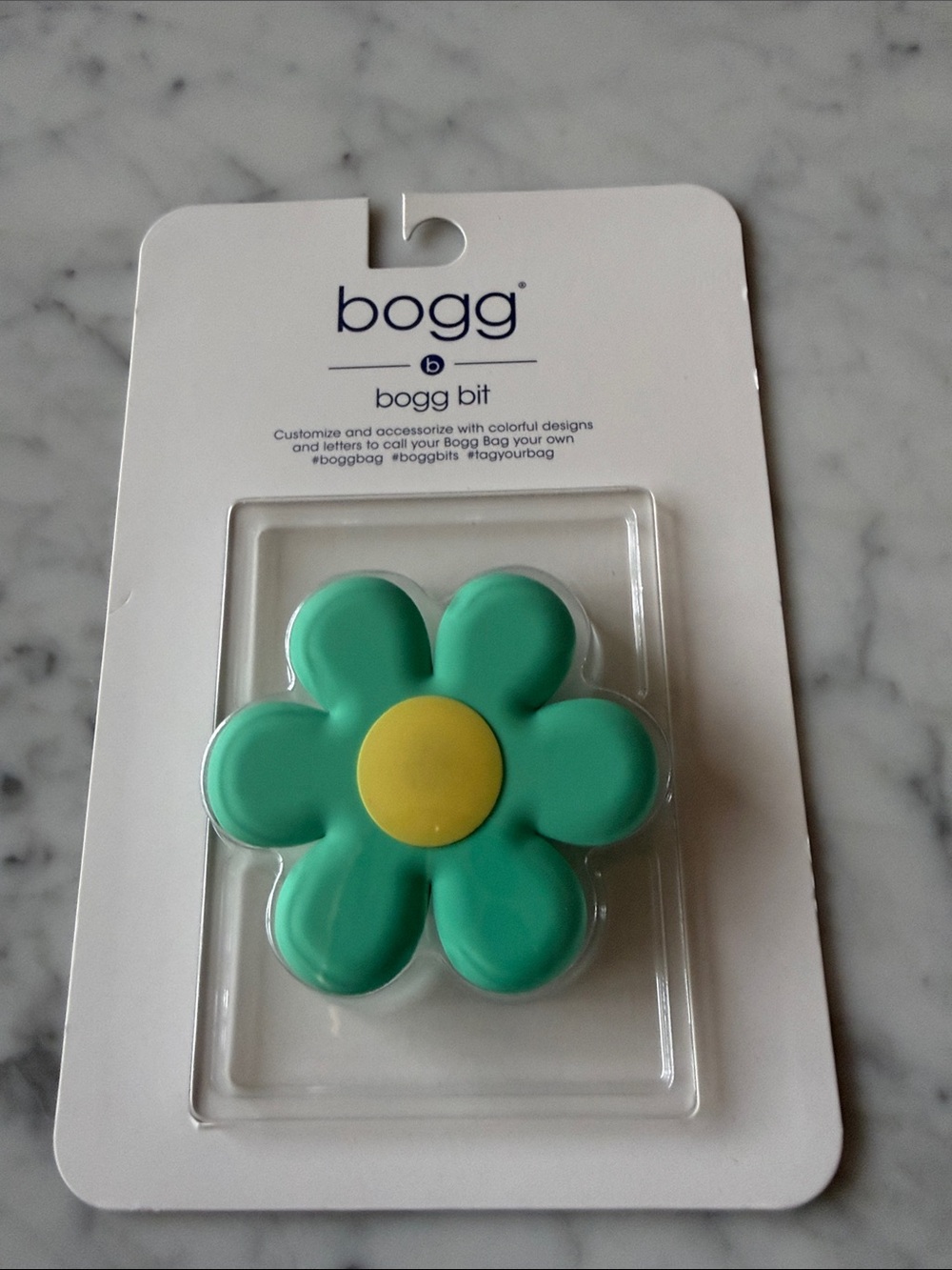 Bogg bit “Green Daisy” New in Package.